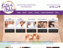 Tablet Screenshot of katieashleybooks.com